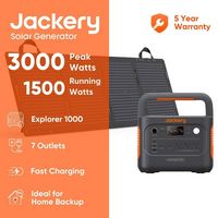 Jackery - Explorer 1000 V2 Portable Solar Generator + 100W Mini Solar  Panel (1070 Wh Capacity) -... - Alternate Views