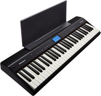 Roland - GO:PIANO Digital Piano Full-Size Keyboard with 61 Keys - Black - Alternate Views