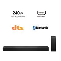 Hisense - 2.1 CH Soundbar with Wireless Subwoofer - Black - Alternate Views