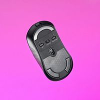 Keychron - M3 Wireless Bluetooth Laser Gaming Mouse with 8K Polling Rate - Wired - Black - Alternate Views