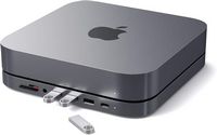 Satechi - Type-C Aluminum Stand and Hub for Mac Mini & Mac Studio - USB-C Data Port, Micro/SD Car... - Alternate Views