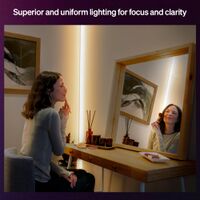 Philips - Hue OmniGlow Strip Light 10 feet - White - Alternate Views