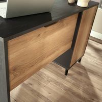 Sauder - Acadia Way Computer  Desk - Black/Brown - Alternate Views