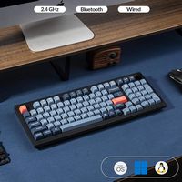 Keychron - V5 Max 96% Custom Wireless RGB Mechanical Keyboard with Programmable QMK/VIA Hot-Swapp... - Alternate Views