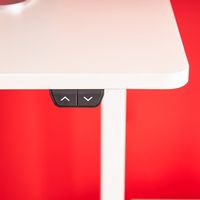 True Seating - Ergo Electric Height Adjustable Standing Desk - White - Alternate Views