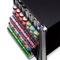 NewAir - 24” 177-Can Built-In Beverage Cooler with Precision Temperature Controls and Adjustable ... - Alternate Views