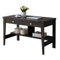 CorLiving WFP-280-D Folio Two Drawer Desk - Dark Brown - Alternate Views