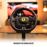 Thrustmaster - T98 Ferrari 296 GTB Racing Wheel for Playstation 4, Playstation 5, Windows - Black - Alternate Views