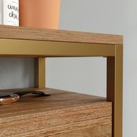 Sauder - International Lux Shoe Cabinet - Sindoori Mango - Alternate Views