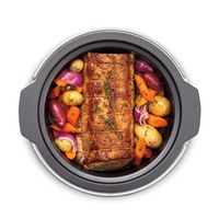 Hamilton Beach - Sear & Cook Stockpot 10 Quart Slow Cooker - Silver - Alternate Views