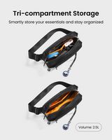 tomtoc - Aviator-T35 2.5L X-Pac Sling Bag with RFID Blocking, Minimalist Crossbody Bag Chest Shou... - Alternate Views
