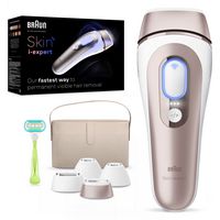 Braun - IPL Skin i·Expert Home Hair Removal Includes Vanity Case, Venus Razor, 4 Smart Heads, wit... - Alternate Views