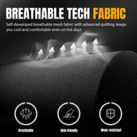 GTPlayer - GT905 Adjustable Gaming Chair with Breathable Fabric - White - Alternate Views