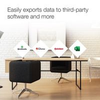 Epson - RapidReceipt RR-70W Wireless Mobile Receipt and Color Document Scanner - White - Alternate Views