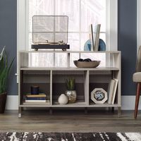 Sauder - Center City Tv Stand- ChampagneOak - Champagne Oak - Alternate Views