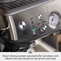 Breville - the Barista Express Impress Espresso Machine - Black Truffle - Alternate Views