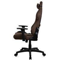 Arozzi - Torretta Supersoft Upholstery Fabric Gaming Chair - Brown - Alternate Views