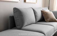 Burrow - Modern Field 2-Seat Sofa - Carbon - Alternate Views