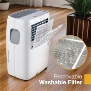 Whirlpool - 50-Pint Energy Star Dehumidifier with Pump - White - Alternate Views
