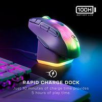 Turtle Beach - Kone XP Air Wireless Optical Gaming Mouse with Charging Dock and AIMO RGB Lighting... - Alternate Views