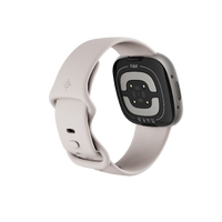 Google - Fitbit Sense 2 Advanced Health Smartwatch - Works with Android and iOS - Platinum - (2022) - Alternate Views