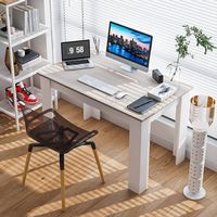 Costway Dining Table 47 Inch Kitchen Dining Table Rectangular for Small Space - Light Gray - Alternate Views