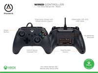 PowerA - Wired Controller for Xbox Series X|S - Black - Alternate Views