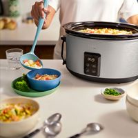 bella PRO - 5-qt. Programmable Slow Cooker - Stainless Steel - Alternate Views