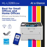 Brother - HL-L3280CDW Wireless Digital Color Printer with Laser Quality Output and Refresh Subscr... - Alternate Views