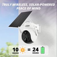 Defender - Solar Powered 4K AI Everwatch Wireless Security PTZ Camera with 3W Solar Panel, AI Det... - Alternate Views