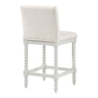 OSP Home Furnishings - Kaylee 26 Spindle Counter Stool - Linen / Antique White - Alternate Views