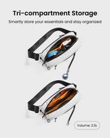 tomtoc - Aviator-T35 2.5L X-Pac Sling Bag with RFID Blocking, Minimalist Crossbody Bag Chest Shou... - Alternate Views