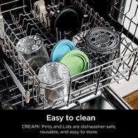 CREAMi Pints and Lids - 2 Pack, Compatible with NC300s Series Ninja Creami Ice Cream Makers - Cle... - Alternate Views