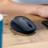 JLab - Go Charge Wireless Scroll Mouse - Wireless - Black - Alternate Views