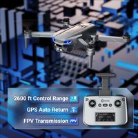 Contixo F28-Premium GPS 4K Gimble Camera Drone - Gray - Alternate Views