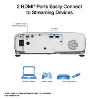 Epson - Home Cinema 980 3LCD 1080p Projector - White - Alternate Views