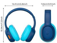Tronsmart - KH03 Active Noise Cancelling Wireless Headphones w/ 74/85/93dB Safe Volume, LED Light... - Alternate Views