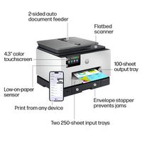 HP - OfficeJet Pro 9135e Wireless AI-Enabled AiO Inkjet Printer w/ 3 Months of Instant Ink (+1 Bo... - Alternate Views