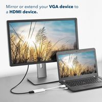 Insignia™ - VGA to HDMI Adapter - White - Alternate Views