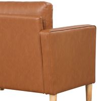 Lifestyle Solutions - Langford Loveseat PU - Caramel - Alternate Views