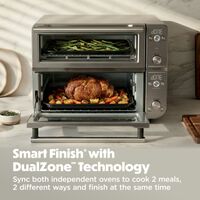 Ninja - Double Oven Pro Smart XL Countertop Oven & Air Fryer - Stainless Steel - Alternate Views