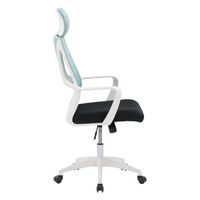 CorLiving - Workspace Mesh Back Office Chair - Teal and Black - Alternate Views