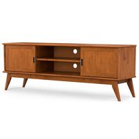 Draper Mid Century 72 inch TV Stand - Angle