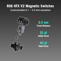 ASUS - ROG Falchion Ace 75% Wired Magnetic Hall Effect RGB Gaming Keyboard with Hot-Swappable ROG... - Angle