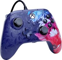 PowerA Advantage Plus Wired Controller for Xbox Series X|S - Night Blossom - Night Blossom - Angle