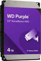 WD - Purple 4TB Surveillance Internal Hard Drive - Angle