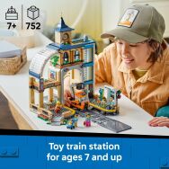 LEGO - City Central Train Station Building Toy 60469 - Angle