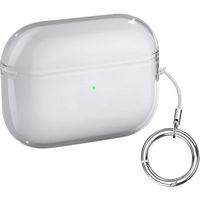 SaharaCase - Hybrid Flex Series Case for Apple AirPods Pro (2nd Generation) - Clear - Angle