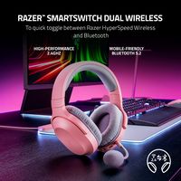 Razer - Barracuda X 2022 Edition Wireless Gaming Headset for PC, PS5, PS4, Switch, and Mobile - Q... - Angle