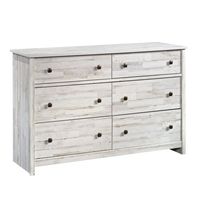 Sauder - River Ranch Night Stand Dresser - White Plank - Angle